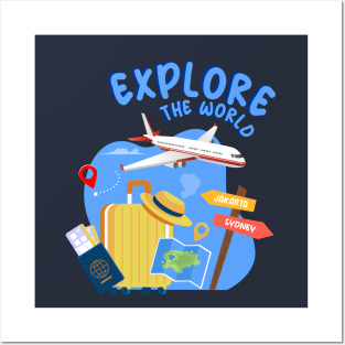 Explore the World Posters and Art